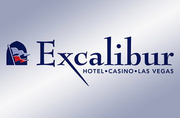 The Excalibur casino logo.