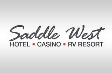 The saddle west casino logo.