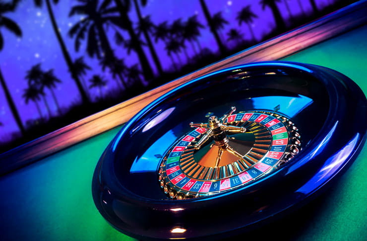 Roulette wheel.