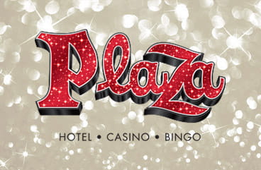 The logo of the Plaza hotel.